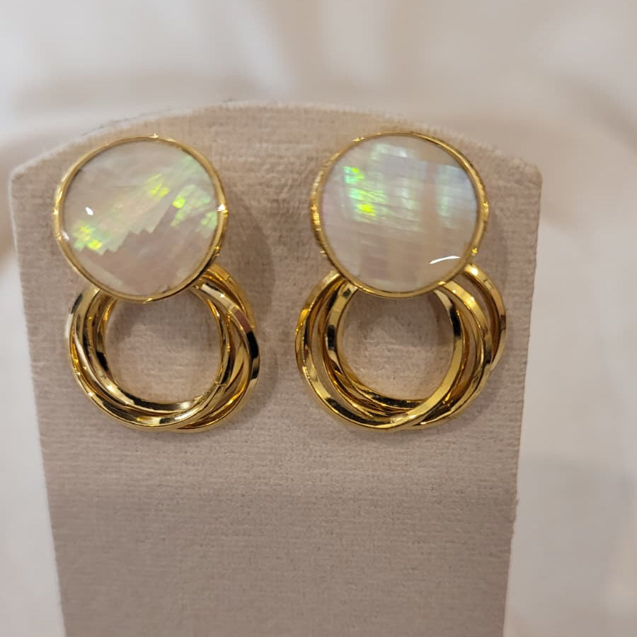 Luminous Orbit Drop Earrings