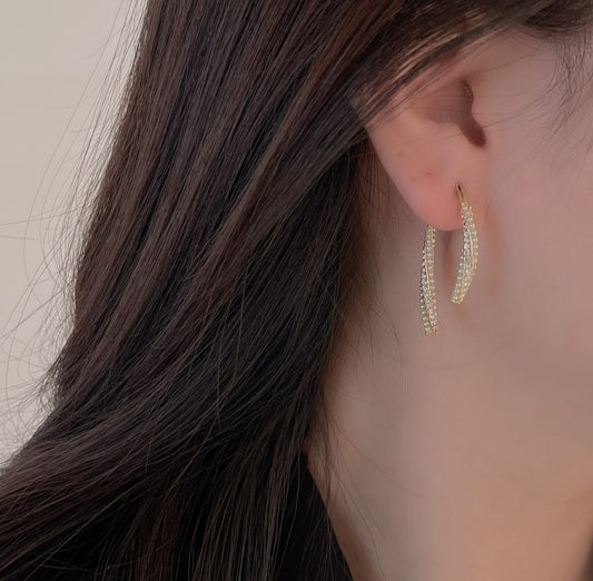 Delicate Back Drop Earrings
