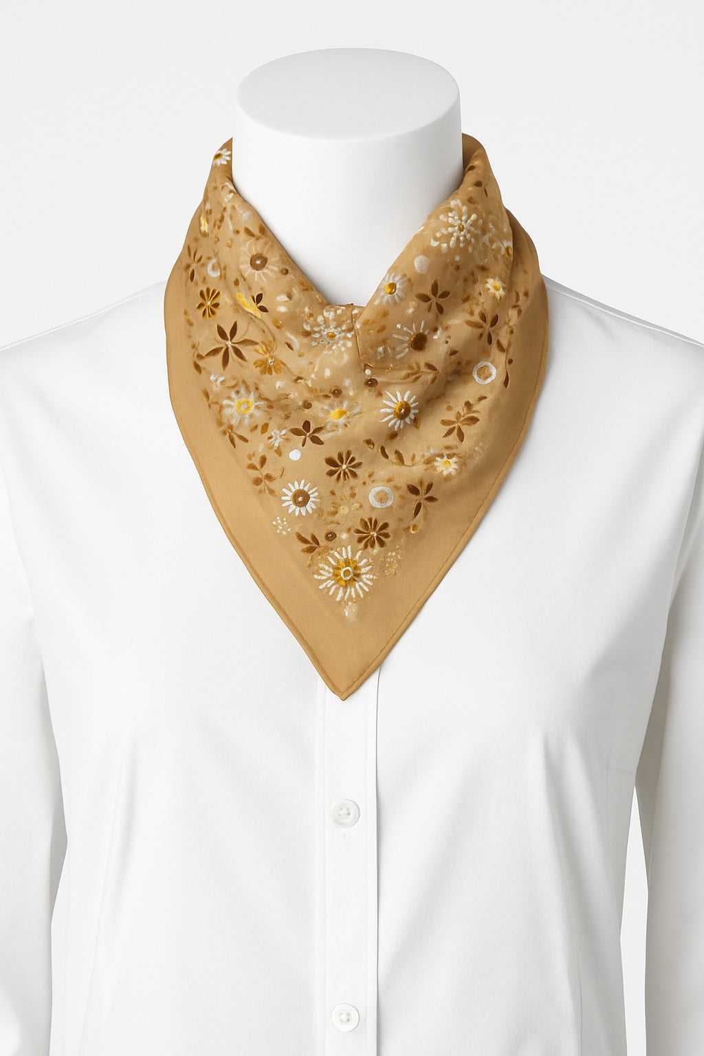Scarf - Beige Brown