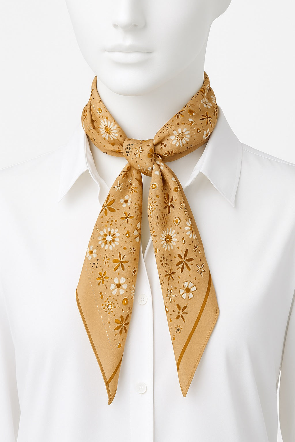 Scarf - Beige Brown