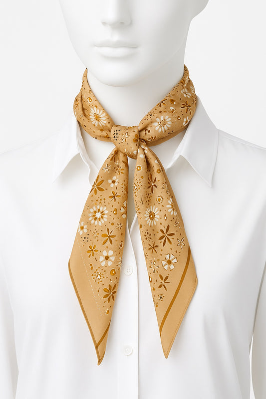 Scarf - Beige Brown