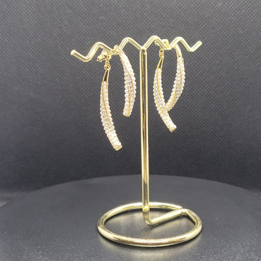 Delicate Back Drop Earrings